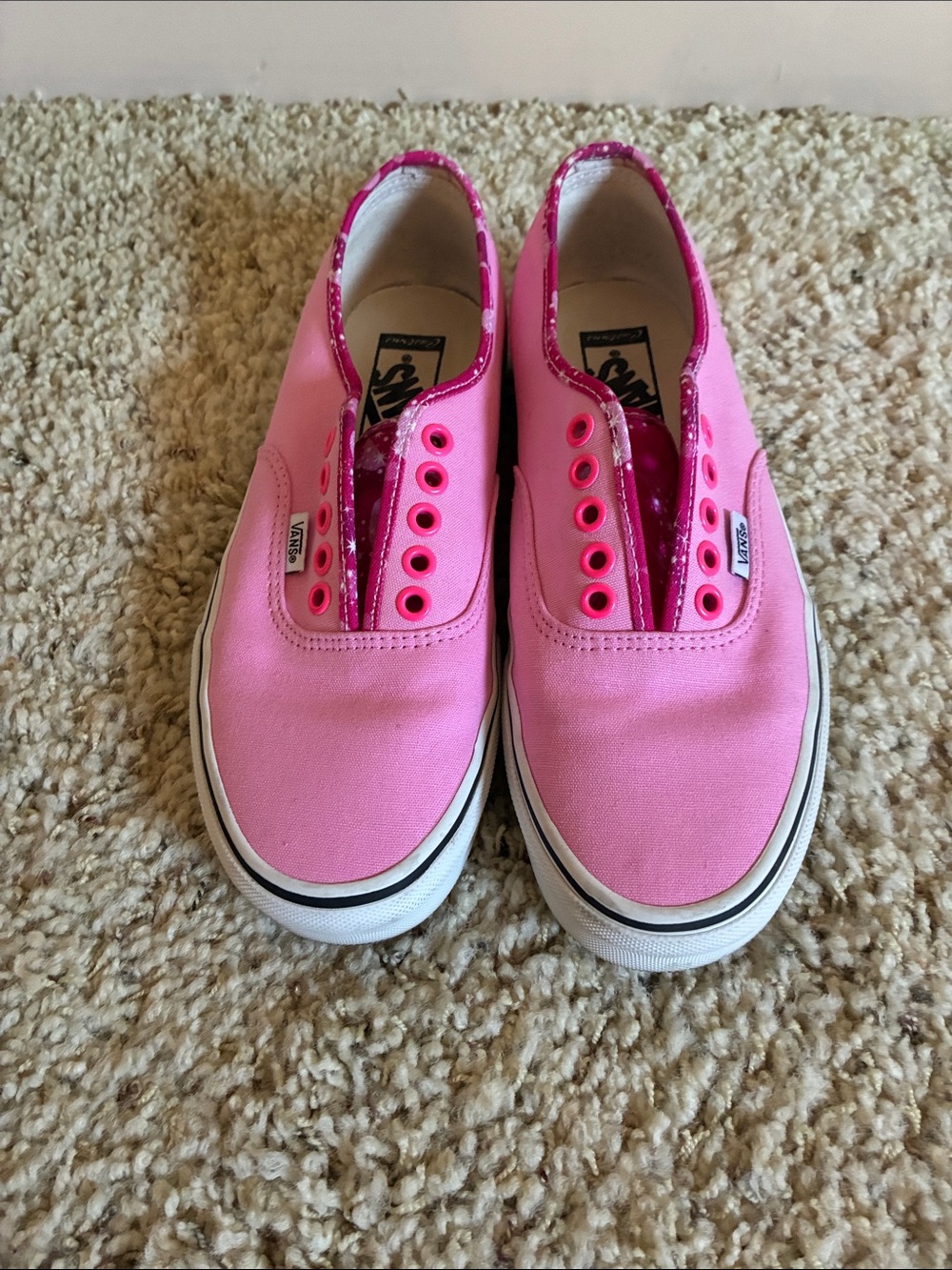 Pink Vans with Star Camo